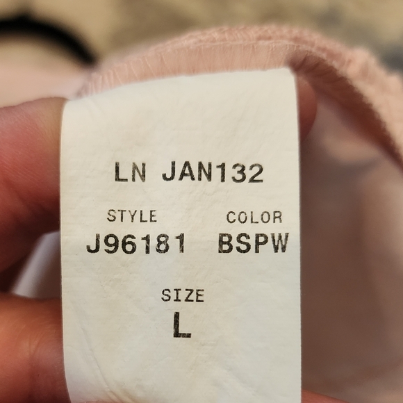 JAANUU 3-pocket V-Neck Pink Scrub Top women's size Large. - Picture 8 of 16